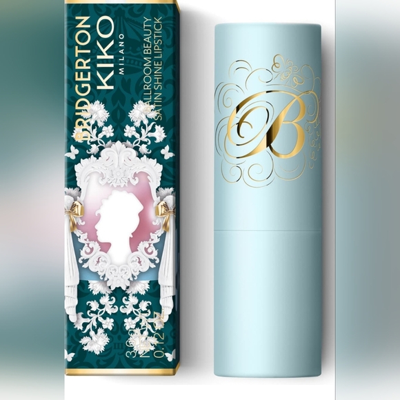 Kiko Milano Bridgerton Ballroom Beauty Satin Shine Lipstick JUICY APRICOT. BNIB - Picture 3 of 5